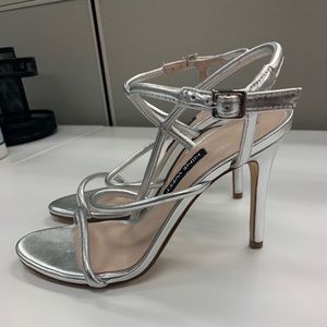 Strappy Silver Holiday Shoes!